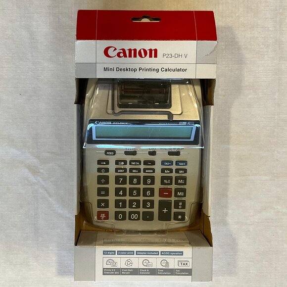 New Canon P23-DHV-3 Printing Calculator, 2279C001 - Picture 1 of 2